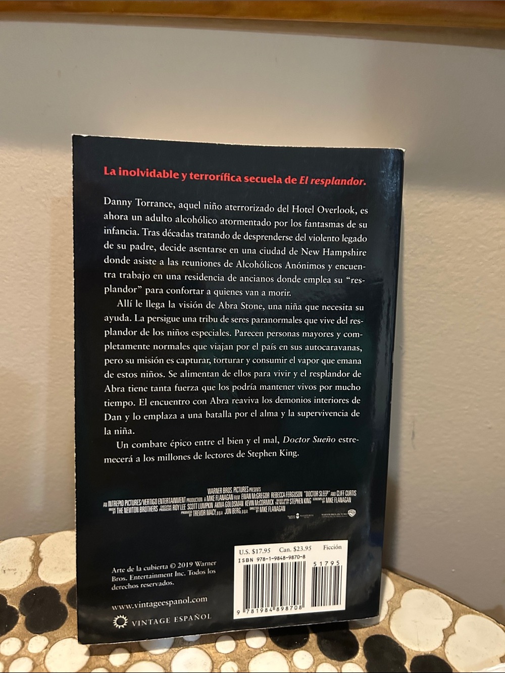 Doctor Sueño(Dr Sleep) Stephen King Spanish Version Paperback Book- Book 2 - Picture 2 of 2